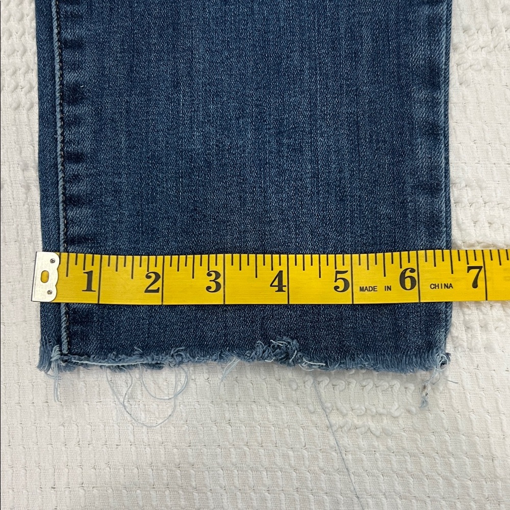 Women’s Levi's Blue Distressed Ankle & Cropped Jeans Size 33 - Picture 6 of 8